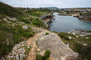 Coastal Trail on Cliffs with Bay and, a Nature Photo by Perpis