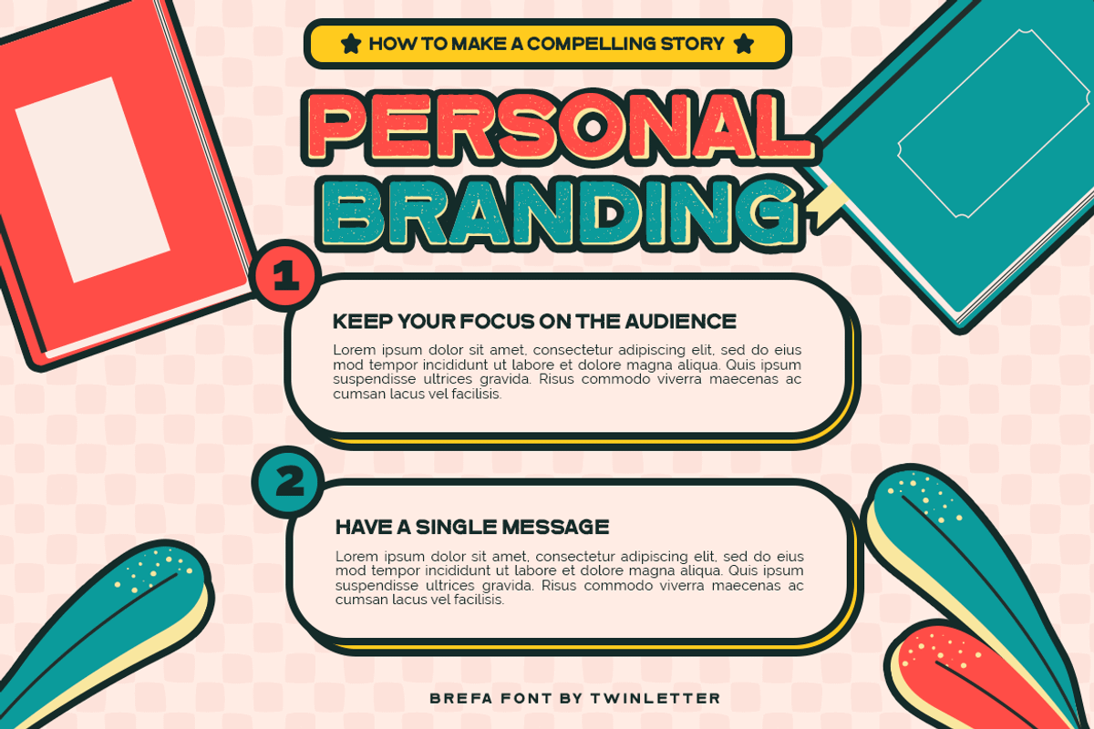 Brefa, a Sans Serif Font by twinstd (Photo 2 of 12)