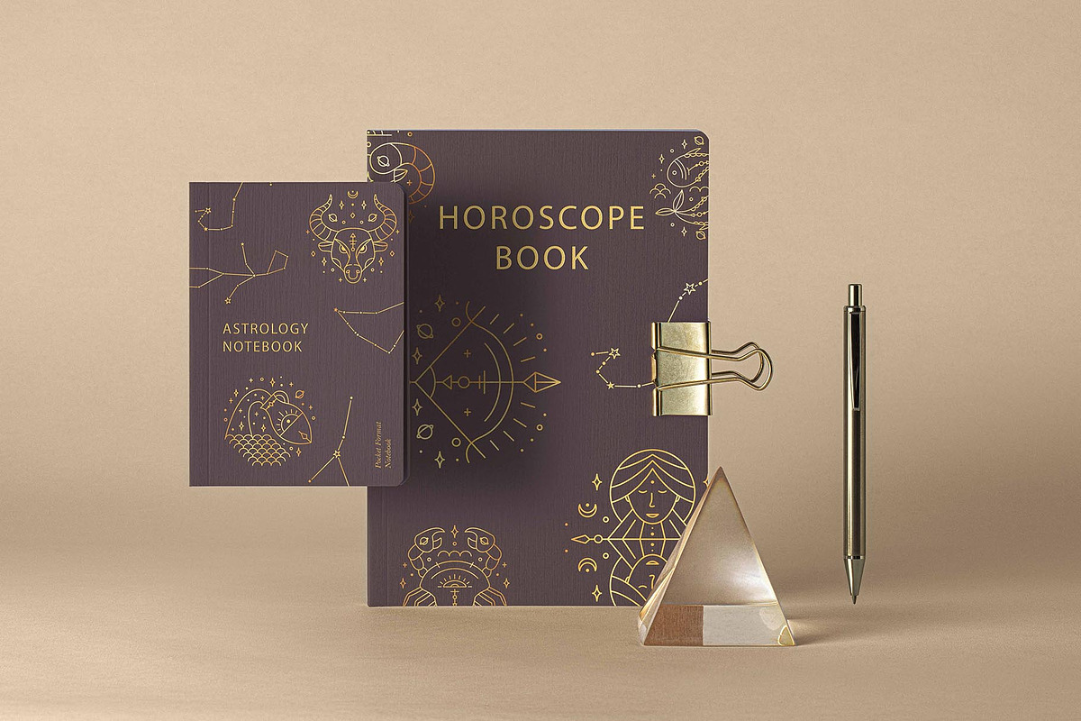Zodiac Signs and Constellation, an Object Illustration by Alisovna (Photo 9 of 12)
