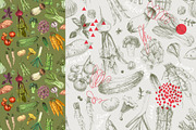 Ultimate vegetables set, a Food Illustration by handsketched (Thumbnail 19 of 19)