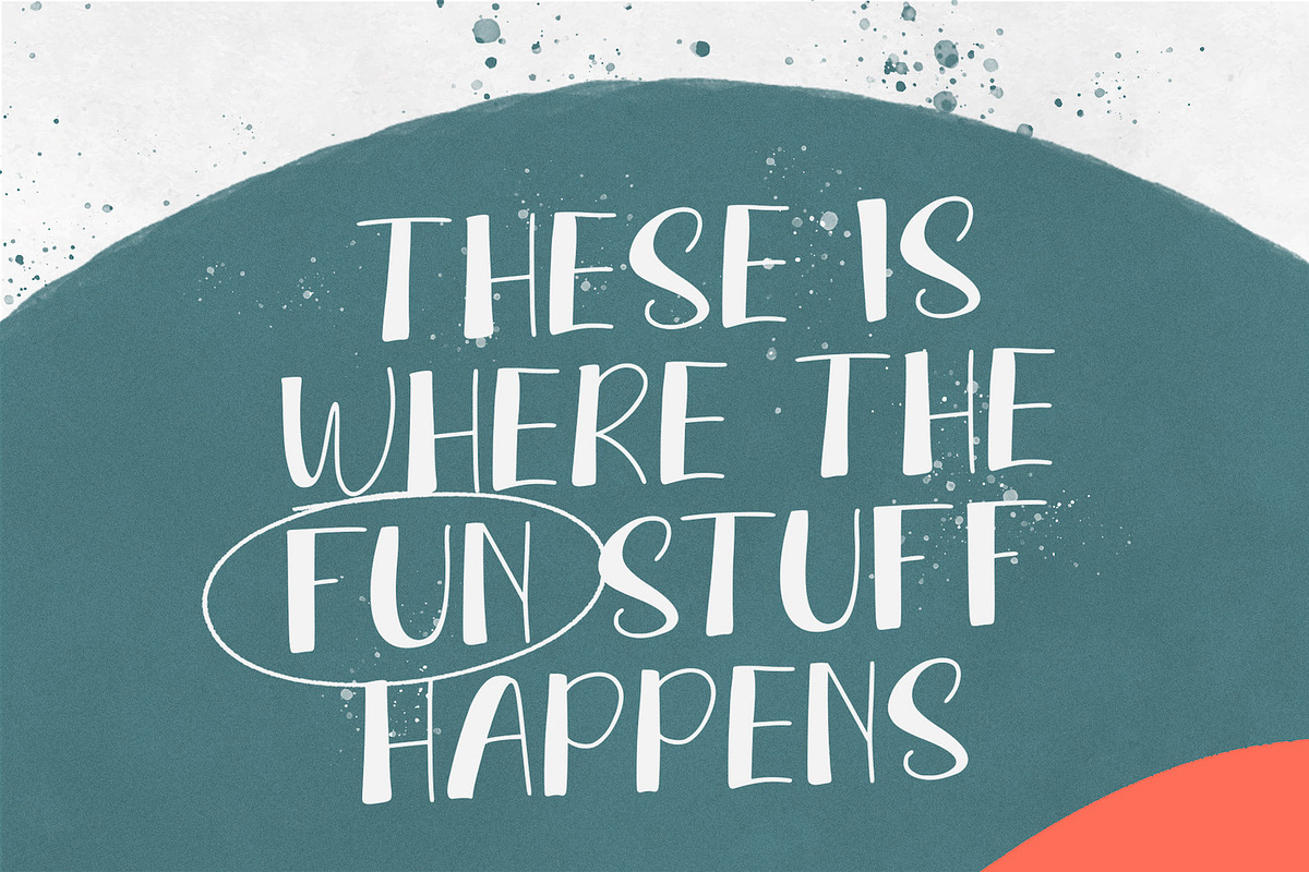 Sunday Display - Playful Font, a Sans Serif Font by StringLabs (Photo 3 of 14)