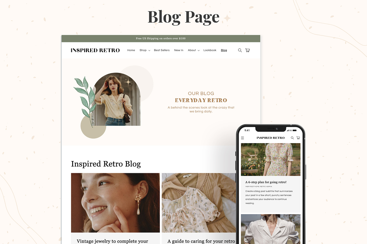 Retro - Boutique Shopify Theme, a Templates & Theme by InspiredTheme (Photo 5 of 8)