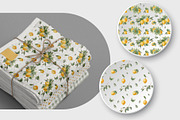 Lemons watercolor clipart, a Decorative Illustration by Nebbia (Thumbnail 5 of 5)