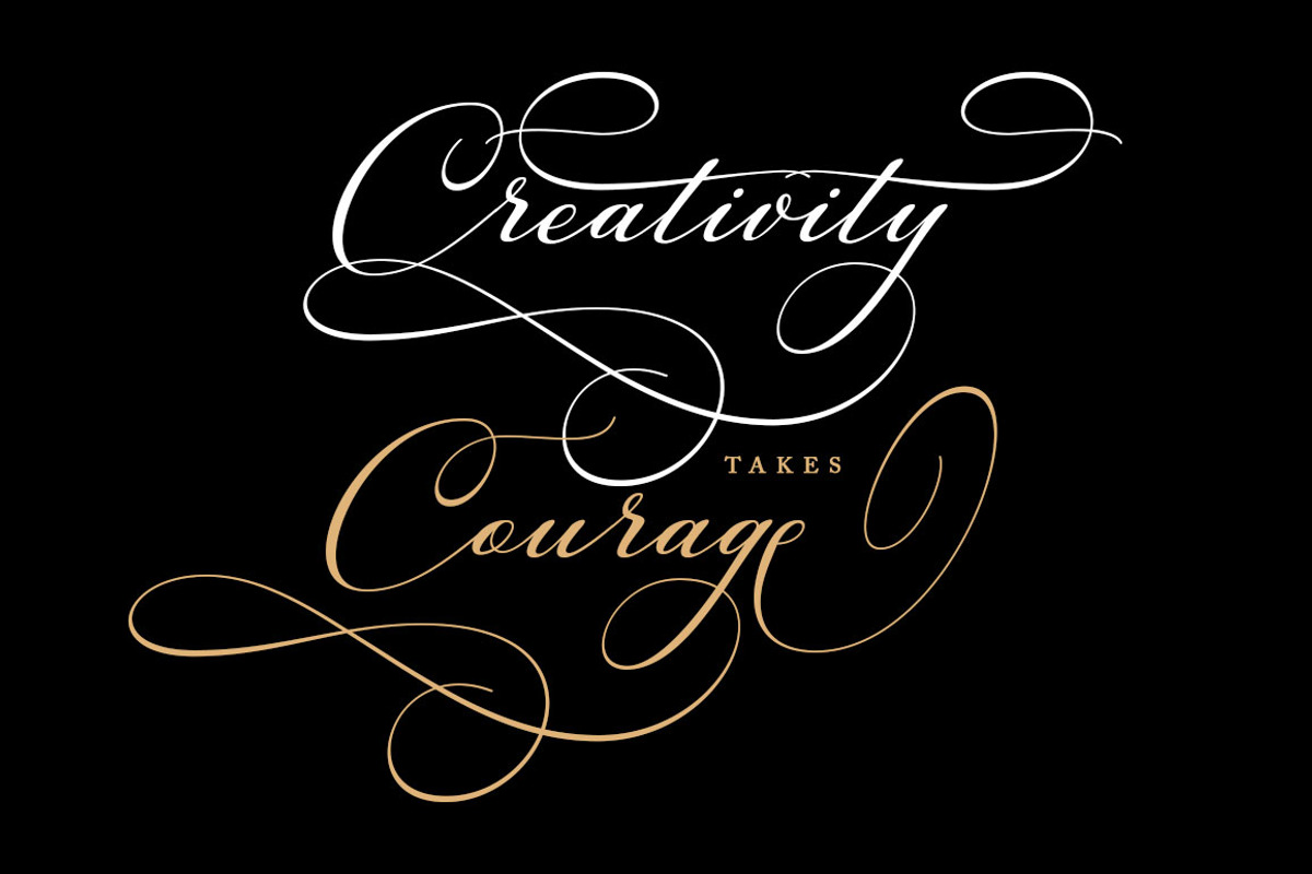 Lamborghini Script, a Script Font by Has_rizal (Photo 6 of 13)