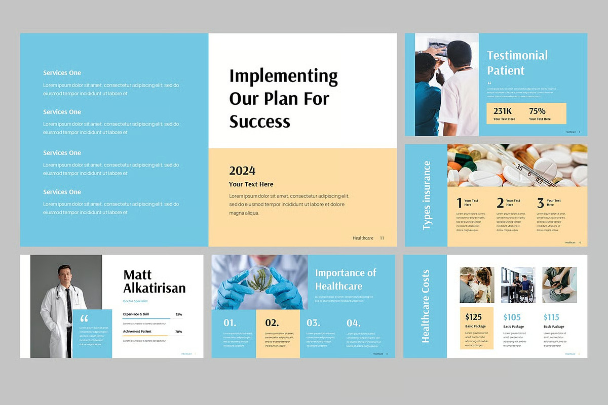 Healthcare Keynote Templates, a Presentation Template by Fit-tee (Photo 3 of 4)
