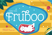 Fruboo - Fun Chunky Playful Font, a Slab Serif Font by roomspace creative lab (Thumbnail 1 of 11)