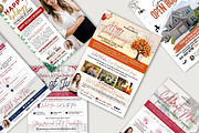 Real Estate Holiday Flyer Bundle, a Flyer Template by CreativeVinesStore (Thumbnail 5 of 7)