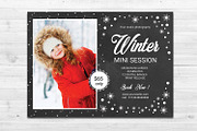 Winter Mini Session Template-V465, a Flyer Template by Template Shop (Thumbnail 2 of 3)