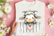 Funny Valentine Peeking Animals PNG, an Illustration by Libby Wishes (Thumbnail 2 of 9)