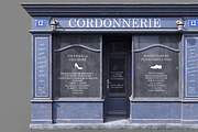 Parisian vintage storefront 3, an Architecture 3D Model by happy brush (Thumbnail 1 of 10)