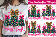 Christmas Merry & Bright Tree PNG, a Work Illustration by SinaCreation (Thumbnail 1 of 6)