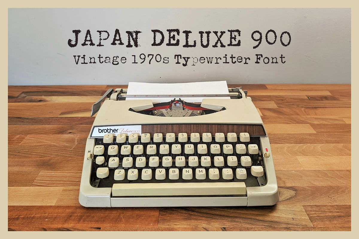 Japan Deluxe 900, a Serif Font by Ian Barnard (Photo 1 of 4)