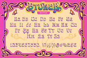 Stuner – Psychedelic Font, a Serif Font by Burntilldead (Thumbnail 8 of 12)