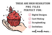 Hand Drawn Christmas Clipart, an Illustration by OK Design (Thumbnail 6 of 6)
