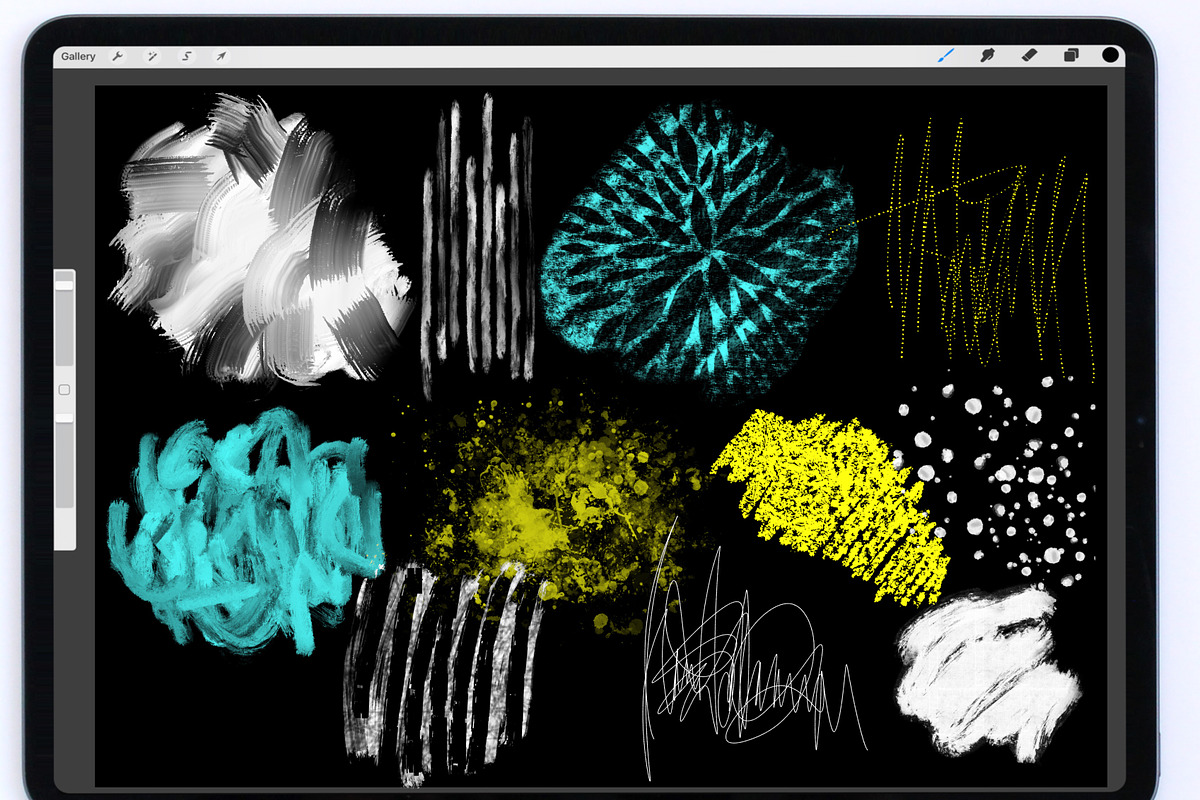 Procreate Brushes - Messy Details, a Brush Add-On by Li Zamperini (Photo 4 of 10)