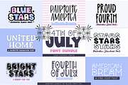 4TH OF JULY Font Bundle, a Handwritten Font by Blush Font Co. (Thumbnail 1 of 13)
