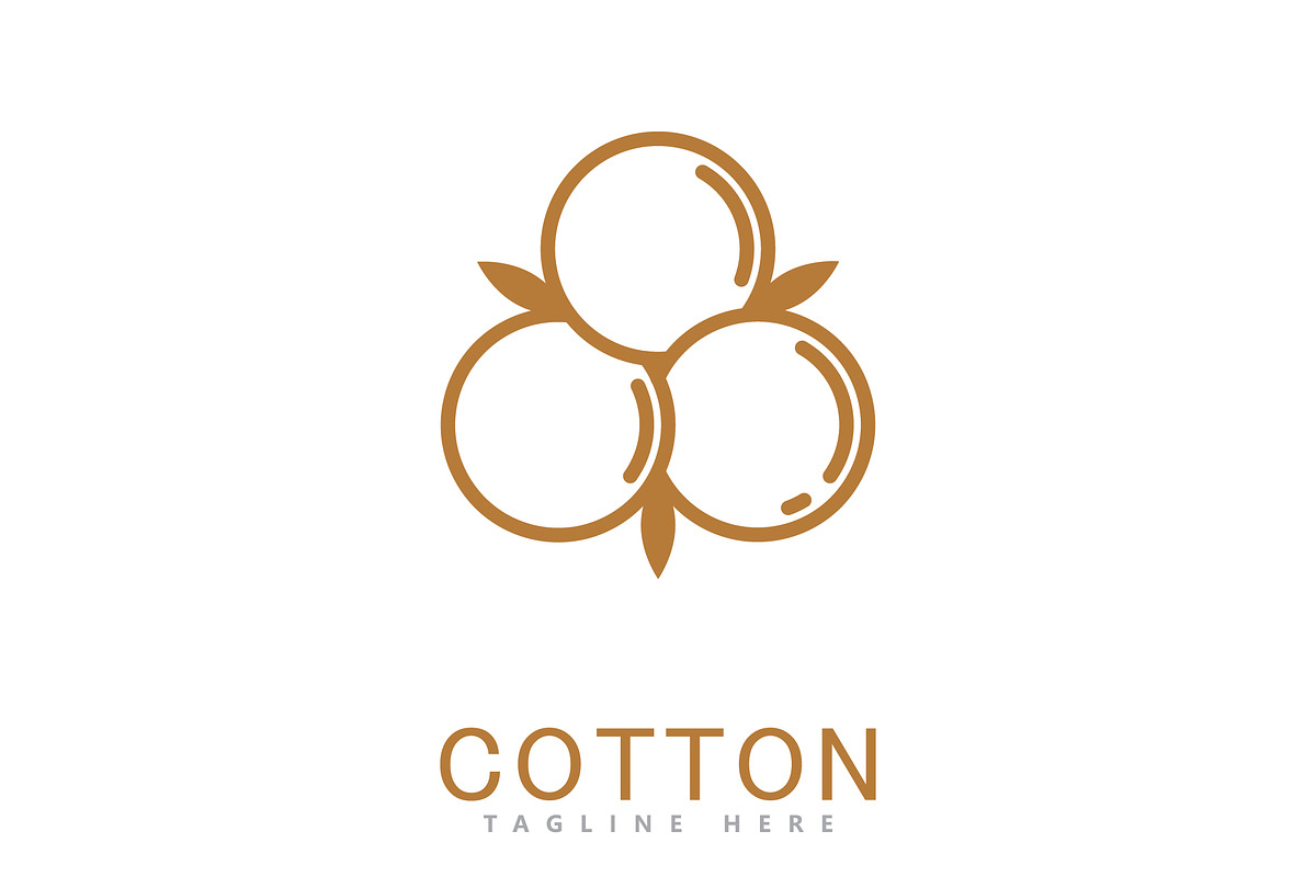 Cotton logo vector template design, a Branding & Logo Template by T.Vooka (Photo 2 of 2)