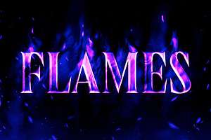 Burning Flames PS Text Effect