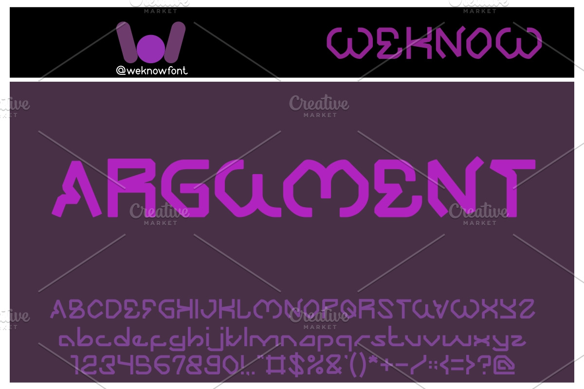 zooming track font, a Font by weknow (Photo 2 of 5)