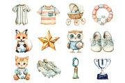 Watercolor Kids Cute Soccer Clipart, a Seasonal Illustration by Design Market (Thumbnail 4 of 8)