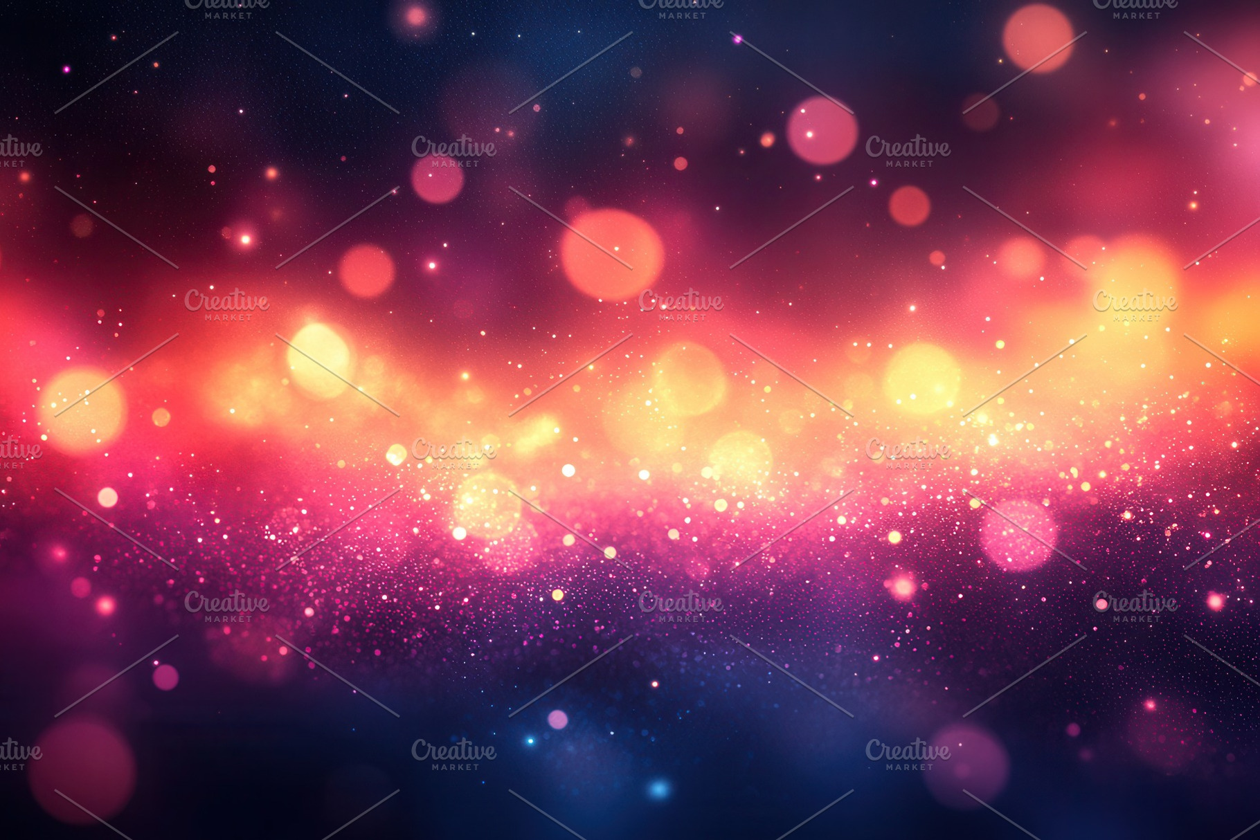 Colorful bokeh light effect creates, a Photo by Tanuart