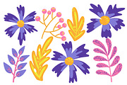Flower mood seamless pattern, a Pattern Graphic by palllna (Thumbnail 6 of 7)