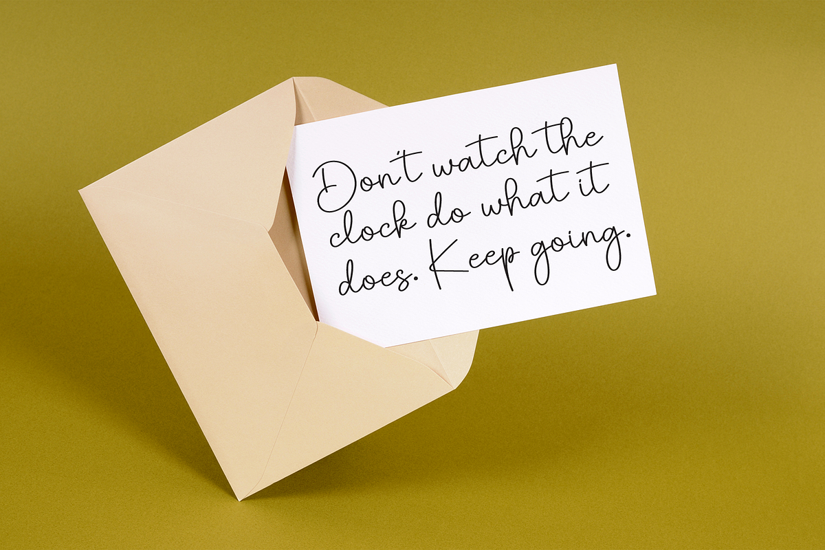 Creature | Script Font, a Handwritten Font by Scratchones (Photo 4 of 9)