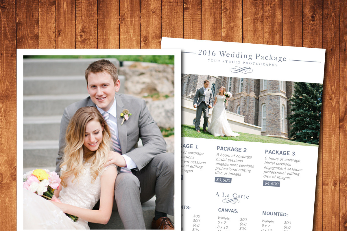 photography pricing template, a Brochure Template by DonyDesigns (Photo 1 of 2)