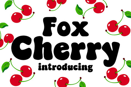 Fox Cherry Font, a Handwritten Font by Fox7 By Rattana