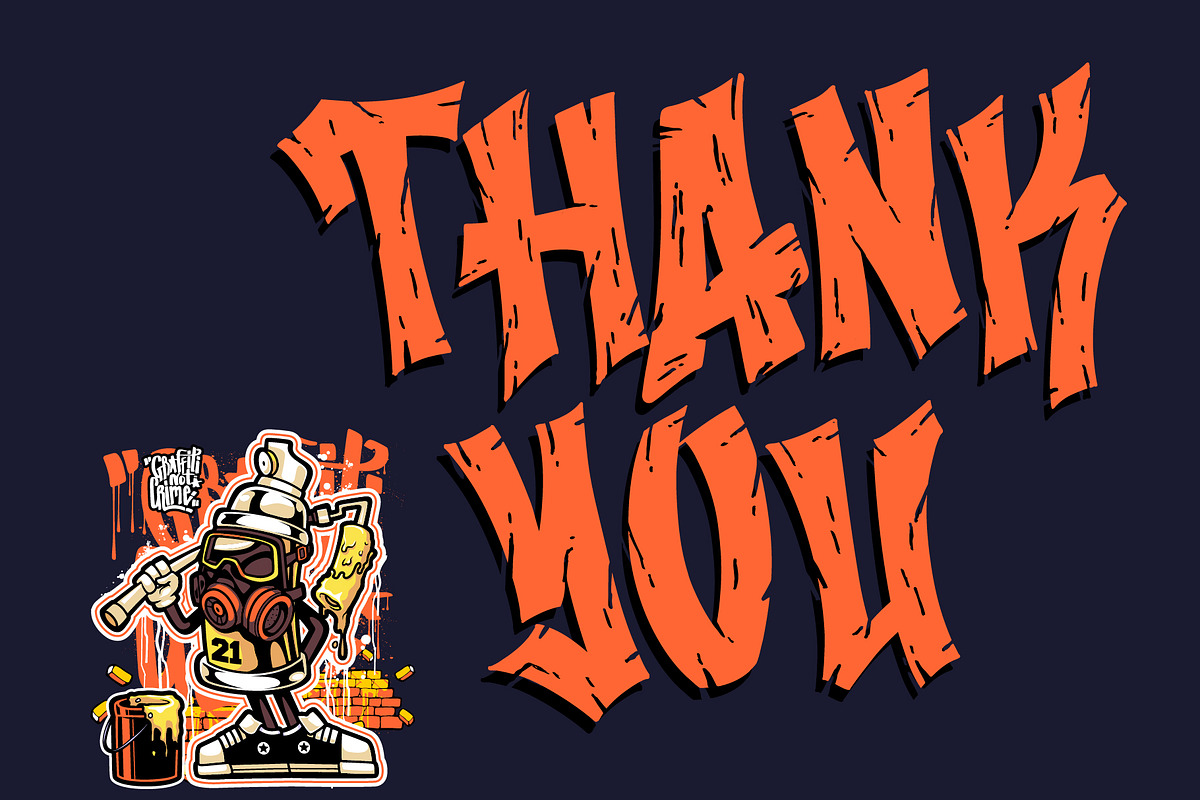 Grailex - Grafitti decorative font, a Font by LetterStock (Photo 6 of 6)