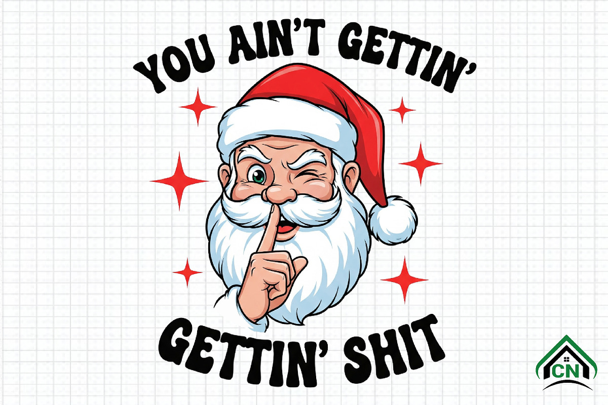 Funny Christmas Santa PNG, an Illustration by Craft Nest (Photo 1 of 6)