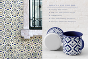 Vector seamless azulejos patterns., a Pattern Graphic by Getalo Viktoriia (Thumbnail 2 of 8)