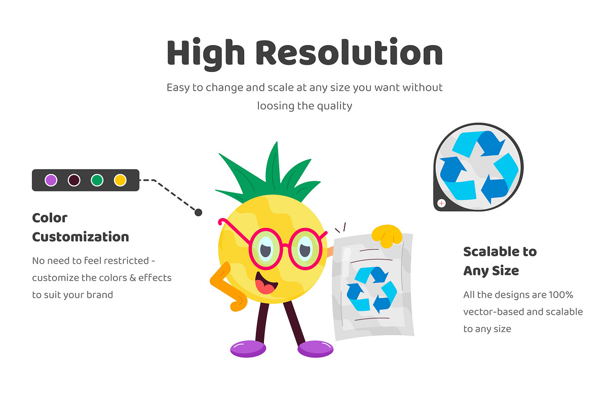 Recycling Stickers Collection, an Emoji Icon by Vectors Market (Photo 3 of 6)
