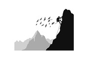 Team Hiking Silhouette Bundle, an Object Graphic by Gfx_Store (Thumbnail 5 of 15)