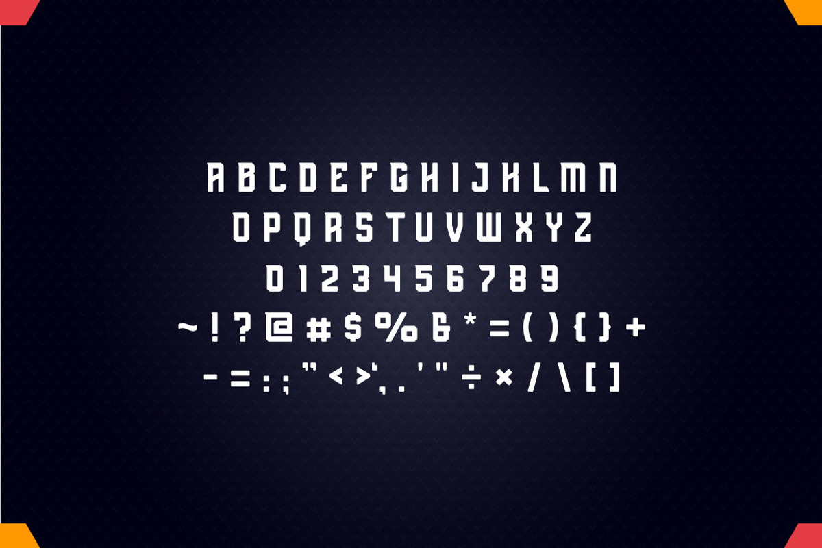 Beltron - Modern Gaming Font, a Font by Mightyfire (Photo 2 of 3)