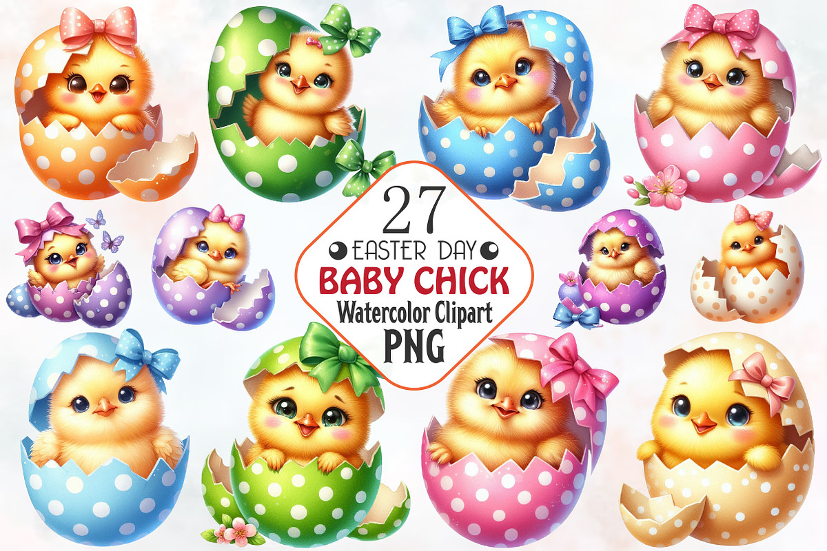 Baby chicken Easter day sublimation, an Illustration by RobertsArt (Photo 1 of 7)