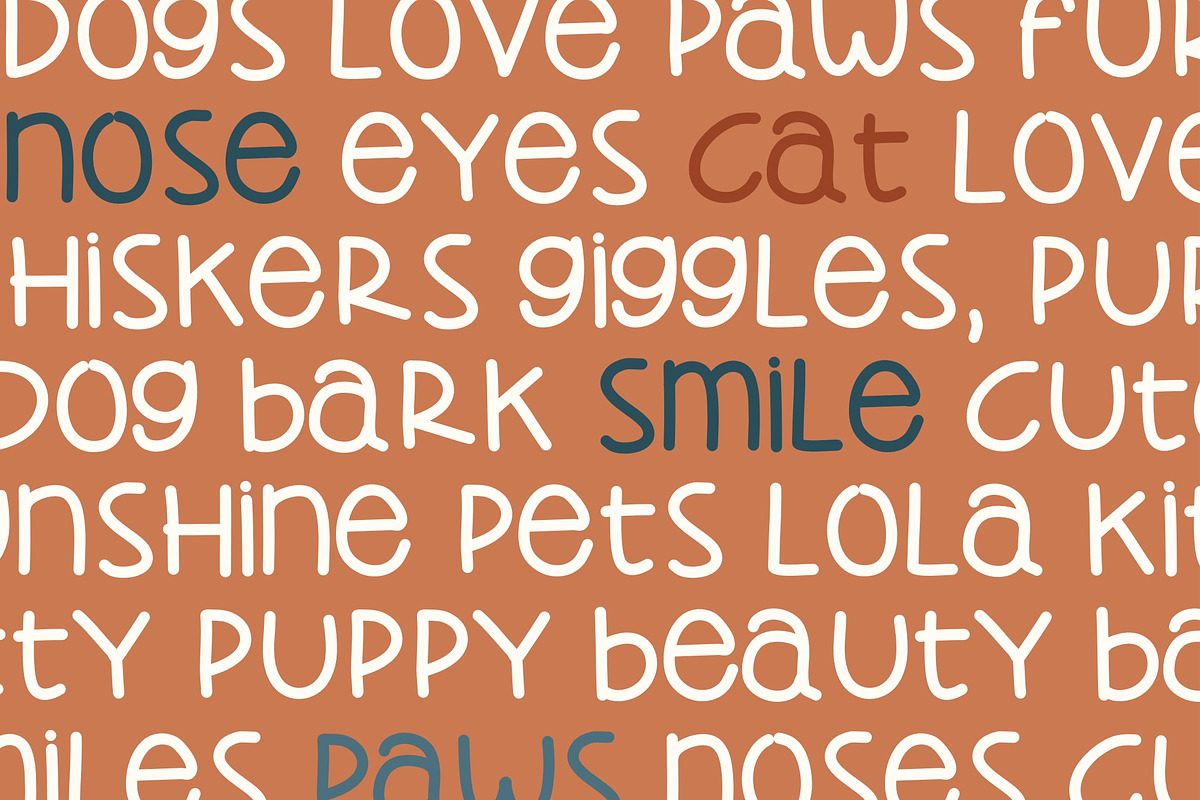 Lola Font Family preview 2