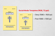 Easter Church Flyer, a Print Template by Chist Design (Thumbnail 3 of 4)