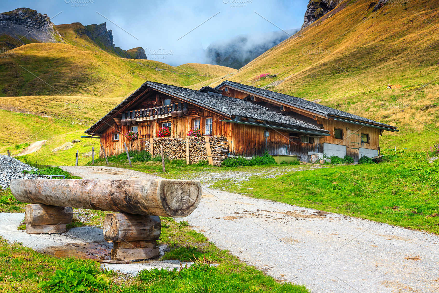 Traditional Swiss alpine farmhouse, an Architecture Photo by Alpine Dreams