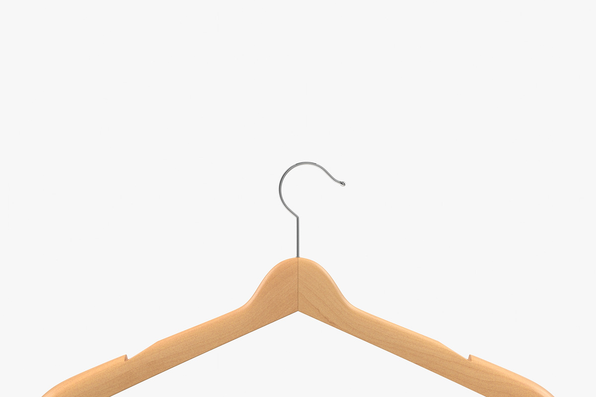 Wooden Clothes Hanger, an Object 3D Model by 3D_PikNik (Photo 5 of 19)