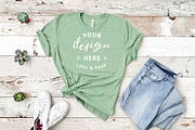 Mockup Bundle Bella Canvas T-Shirt, a Household Mockup by lock and page (Thumbnail 12 of 45)