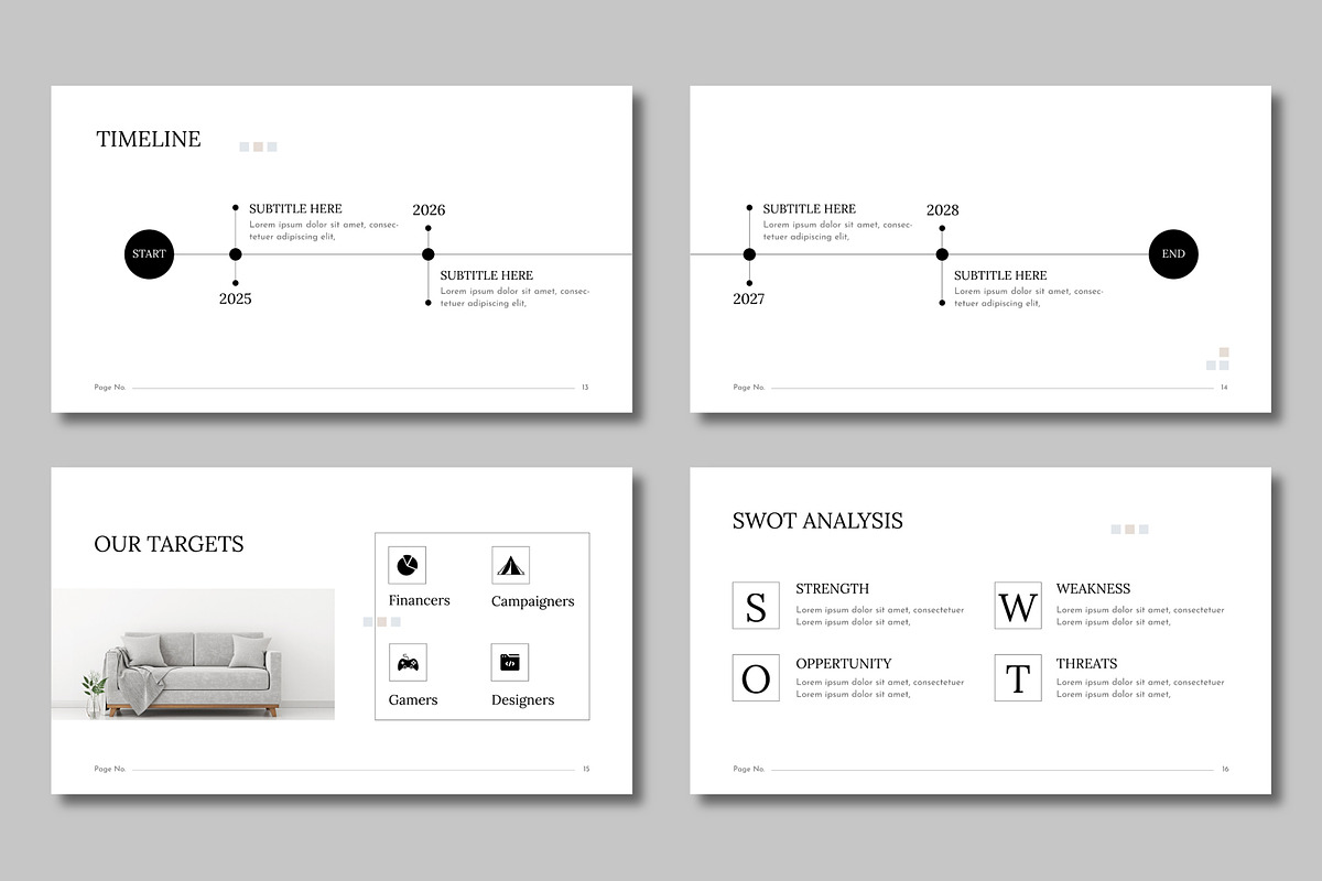 Business Plan Presentation Template, a Presentation Template by Mighty-Slide (Photo 5 of 6)