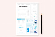 One Page Logo Design Brief, a Stationery Template by Sargatal (Thumbnail 1 of 4)