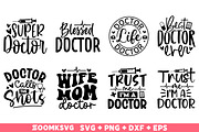 Doctor SVG bundle 40 Designs, an Illustration by ZoomkSVG (Thumbnail 6 of 7)