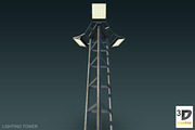 Lighting Tower, an Object 3D Model by 3DCaster (Thumbnail 6 of 6)