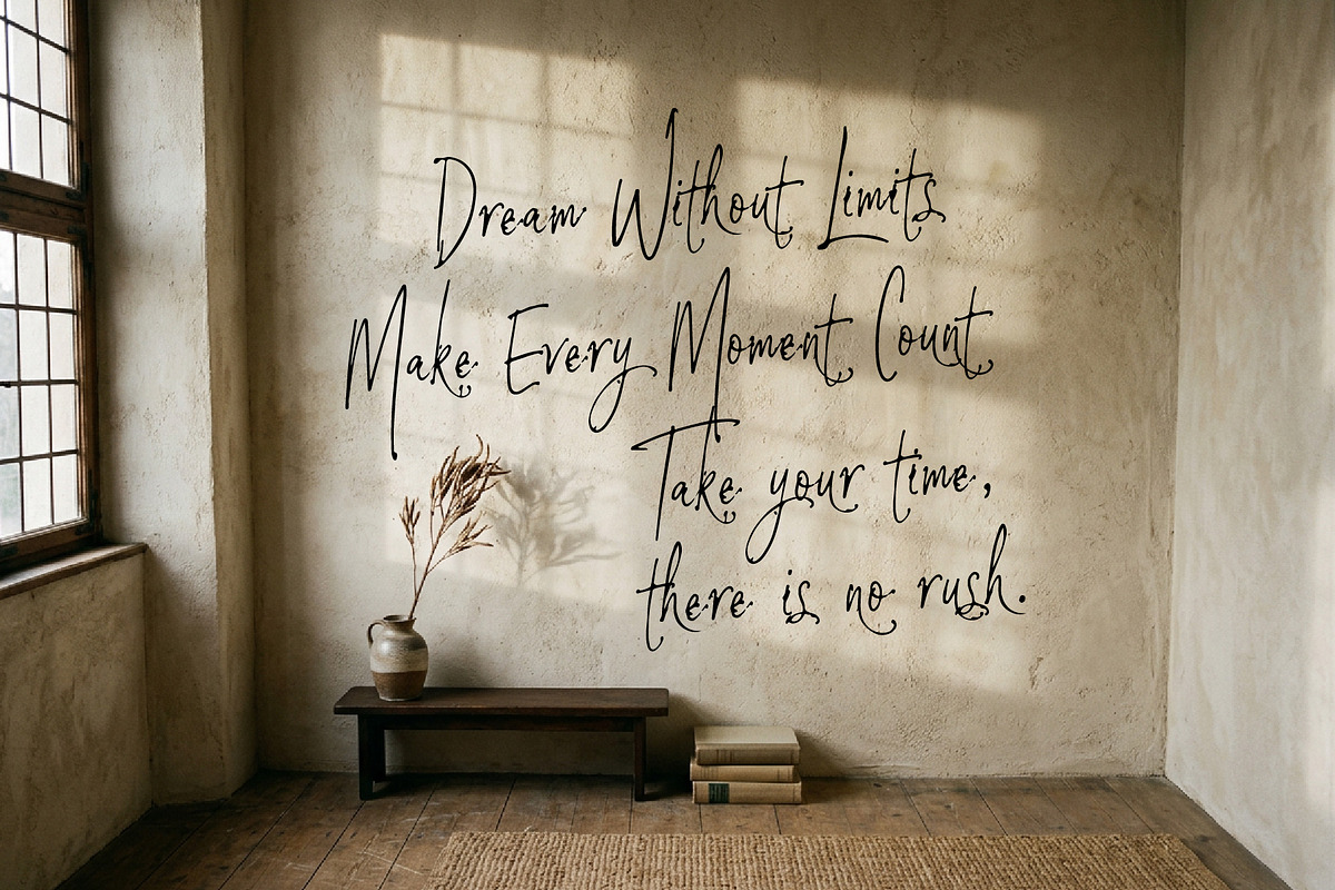 BandaMoons expressive signature font, a Script Font by HypeWorksCo (Photo 8 of 15)