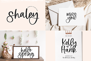 Spring Handwritten Font Bundle