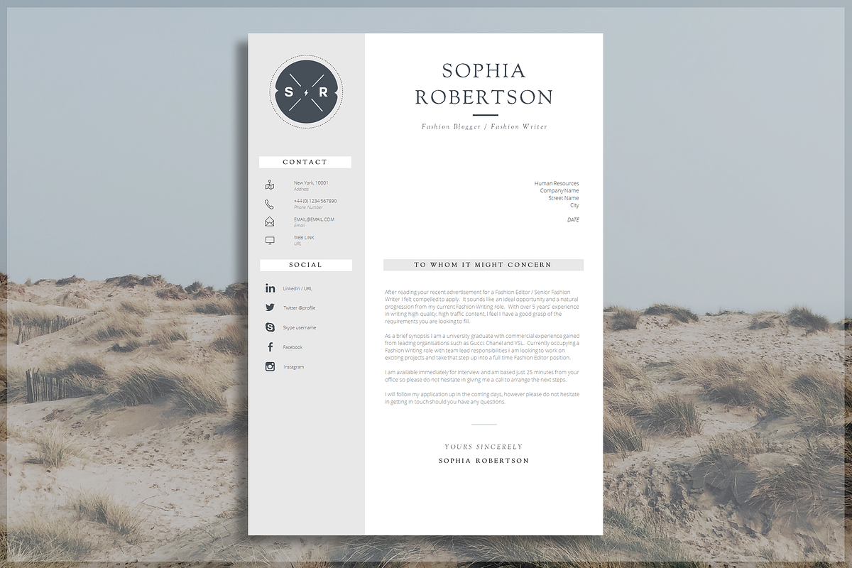 Creative Resume Template | CV Design, a Resume Template by introDuice - CV / Resumes (Photo 3 of 6)