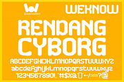 Makanan Indonesia font, a Sans Serif Font by weknow (Thumbnail 2 of 9)