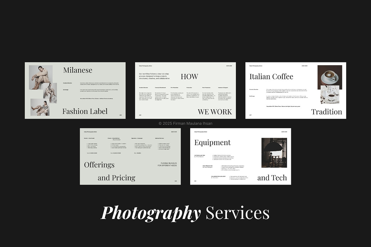 White Grey Editorial Pitch Deck, a Presentation Template by Claymoon Lab (Photo 4 of 5)